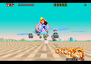 Space Harrier Screenshot 1